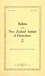 NZIH Bulletin 1925, Vol.1, No.2