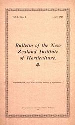 NZIH Bulletin 1927, Vol.1, No.4