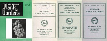 NZ Plants and Gardens